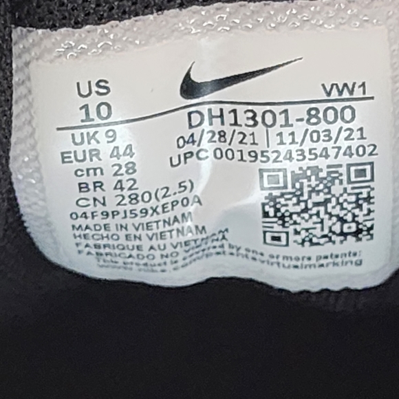 Nike Air Max 1 Golf NRG Tiger Golf Shoes DH1301-800 Mens Size 10 - Picture 11 of 11